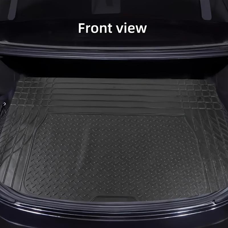 Durable Non-Slip Trunk Mat for Cars & SUVs | All-Weather PVC, Easy-Clean, Grid-Cut Design with Drainage Holes, Trunk Organization, Trunk Liner