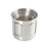 4Pcs Stainless Steel Camping Cup Coffee Wine Cup Outdoor Water Stackable Lightweight Camping Tableware Supplies