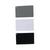 Photography Gray Card With Matte Black Bright White Surfaces For Precise Light Metering And Digital Camera White Balance