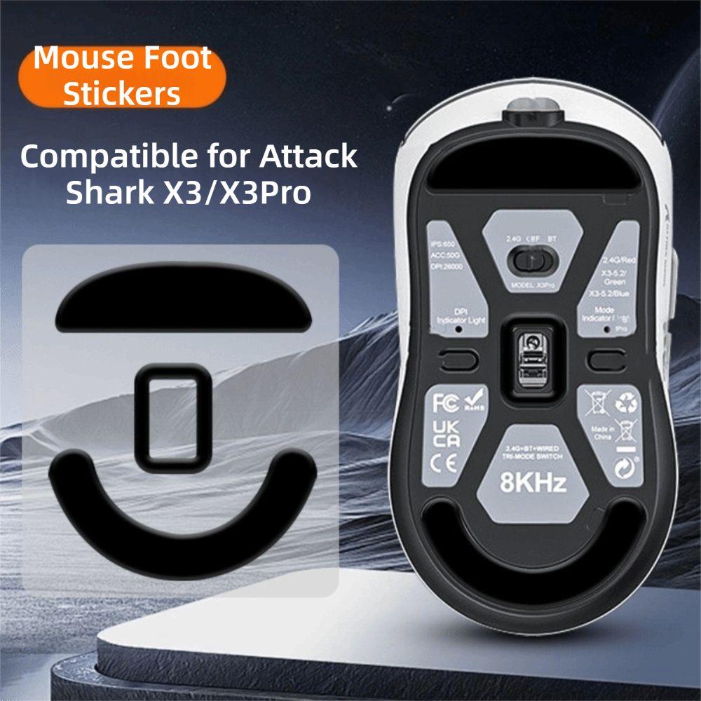 Wear-Resistant Mouse Foot Pads PTFE Mouse Feet Pad for ATTACK SHARK X3 PRO Gaming Mice