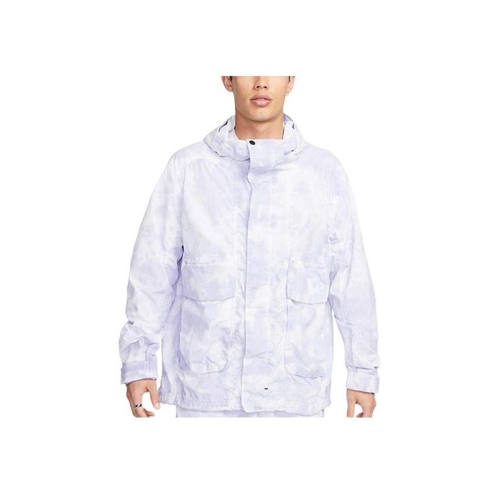 Nike Sportswear Tech Pack Woven Hooded Jacket (Asia Sizing) Indigo Haze Men Streetwear DX0218-519