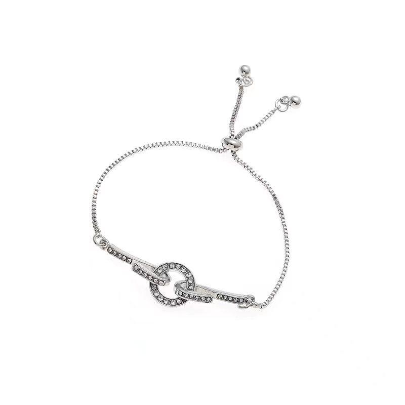 Korean Style Zircon Flower Bracelet for Women - Trendy, Simple, Personalized Design