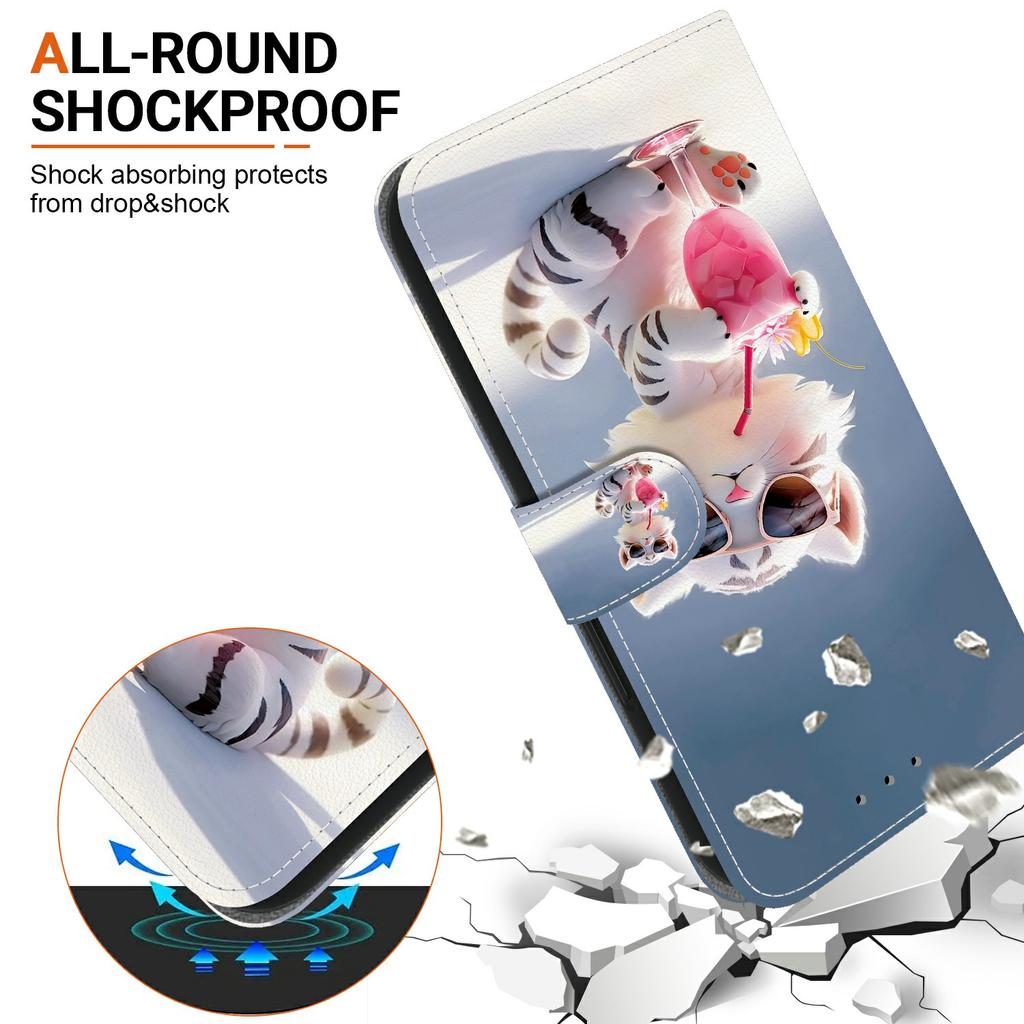 For Samsung Galaxy S26/S26 Pro Case Pattern Printing Leather Flip Wallet Phone Cover with Lanyard