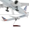 QIYUMOKE Scale Boeing AA Airlines Large Diecast Airplane Model Kit with Stand for Aircraft Model Gift for Aviation Enthusiasts 1/150 777-300ER