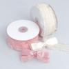 Elegant and Exquisite Lattice Polyester Chiffon Ruffled Skirt Ribbon Diy Bow Hair Braiding Decorative Gift Binding Ribbon Crafts Making Ribbons
