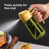 2-in-1 Glass Oil Dispenser & Sprayer - 16oz/470ml Leakproof Olive Oil Sprayer Bottle for Cooking, Air Fryer, BBQ, Baking, Salad
