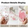 Yousheng Cherry Blossom Silicone Coaster, Heat Insulation Mat for Table, Non Slip Thickened Pad for Cups And
