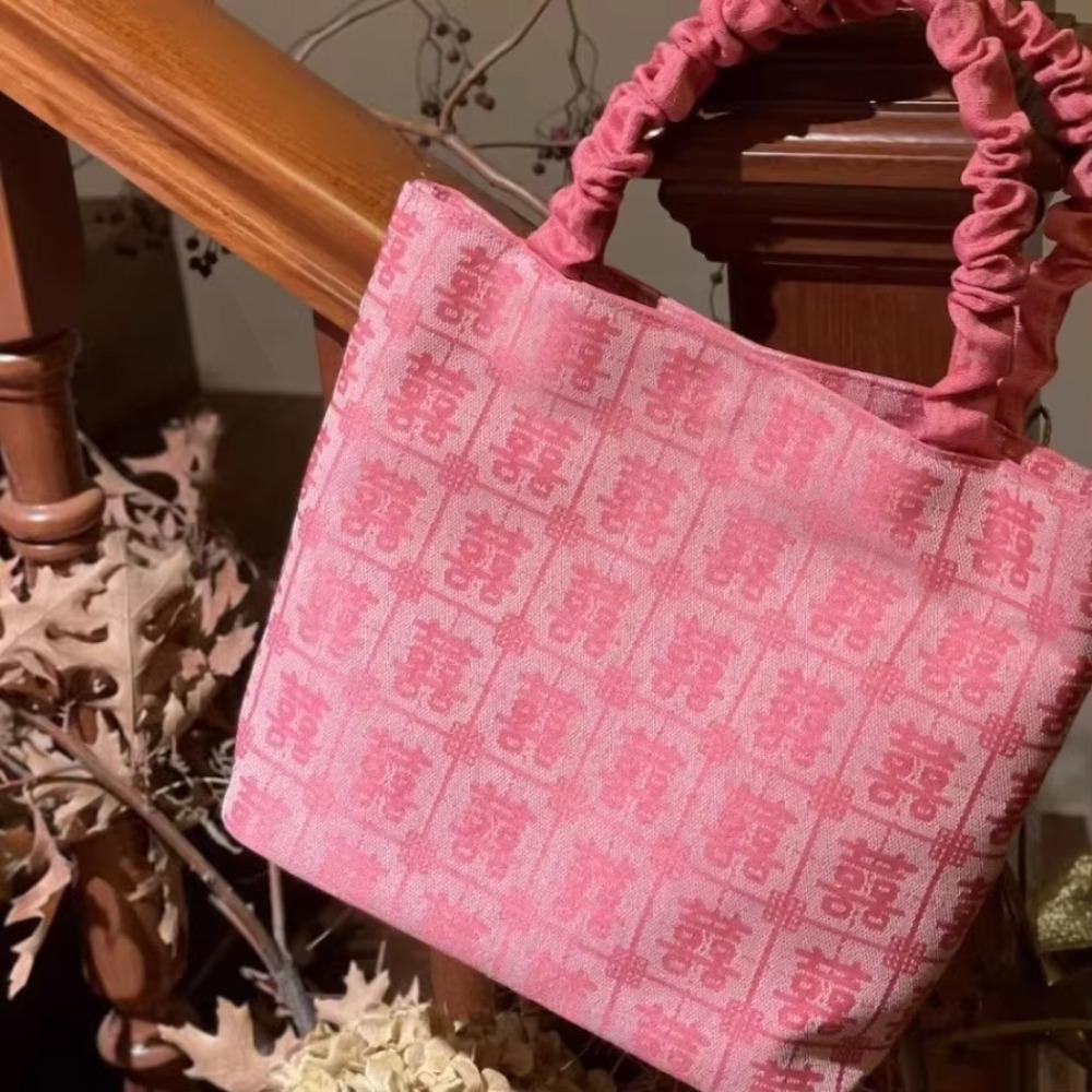 Versatile Wedding Tote Bag Chinese Style Gift Bag Cute Handbag  Wedding