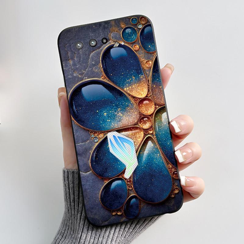 Casing For Asus Rog Phone 5 Rog 5s ZS673KS ZS676KS Case Luxury Dragon Cute Cool Boys Girls Soft Black Matte Silicone Back Cover