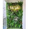 Artificial Green Wall with Roses for Indoor/Outdoor Decor