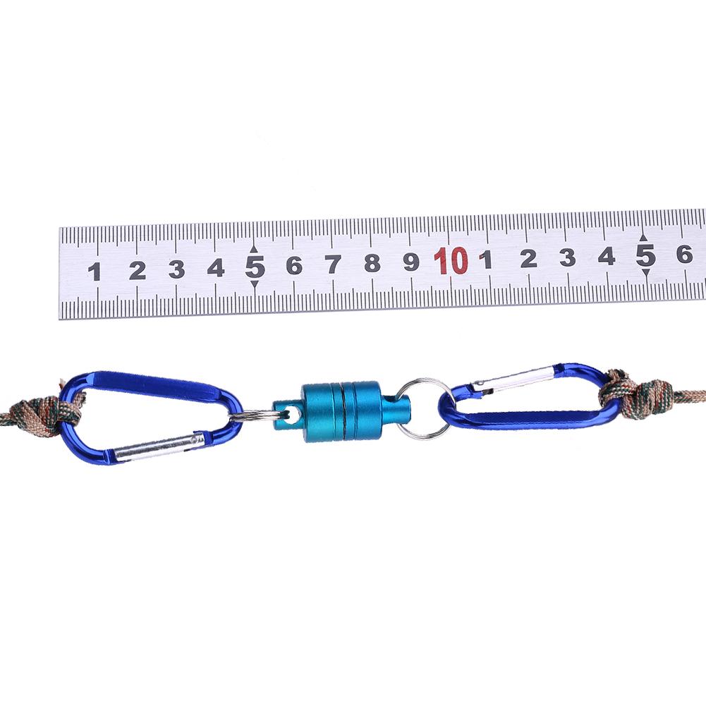 Strongest Magnetic Fly Fishing Net Release Holder with Aluminium Alloy Carabiner (golden)