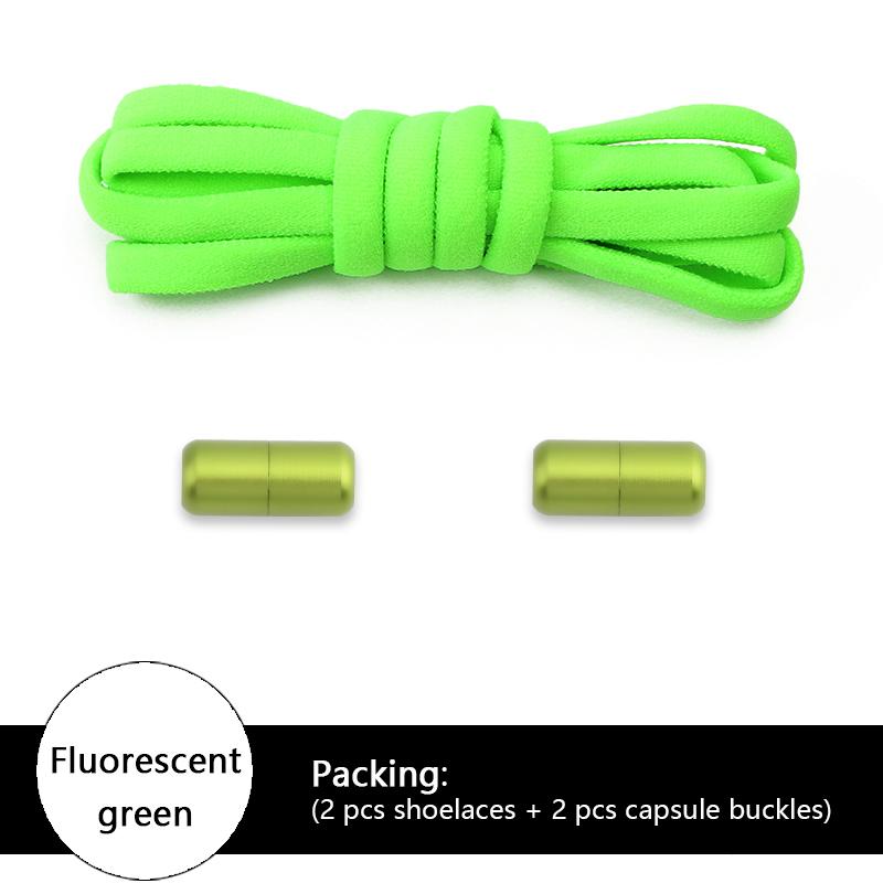 No tie Shoelace for Sports Round Shoelaces without ties Colorful Options Elastic laces Sneakers Kids Adult Shoes Accessories