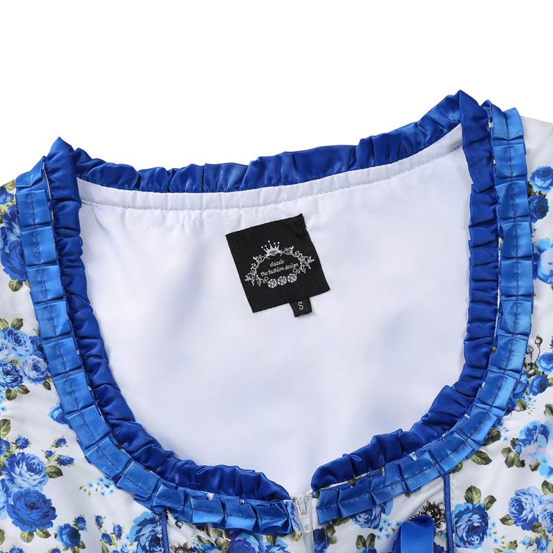 Women's Classic Dirndl Sexy Lace Apron Floral Dress 3PCS Suit for Beer Festival
