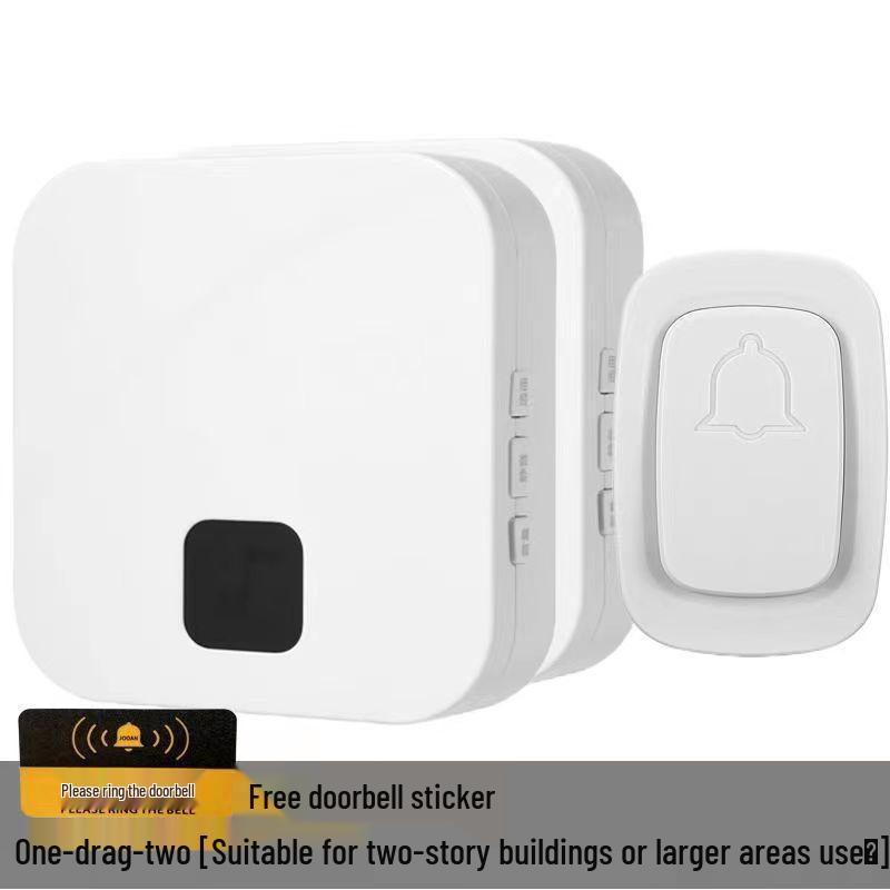 Battery-Free Wireless Doorbell: Waterproof 433MHz, Dual-Use Self-Powered, Elderly Call Button.