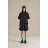 Diagonal Stitch 4 Short Pants  Black 