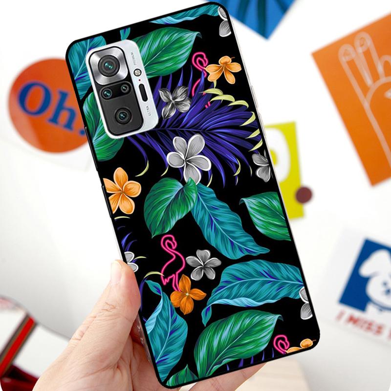 Tropical Aloha Hibiscus  Pattern Case For Xiaomi Redmi Note 12 Pro 11 8 9 10 Pro 9S 10S 11S 12S Redmi 12C 10C 9C 10A Cover