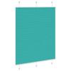 VidaXL Store plissé vert pétrole 110x150cm largeur du tissu 109,4cm, store plissé de fenêtre, store accordéon, store plissé 4015400