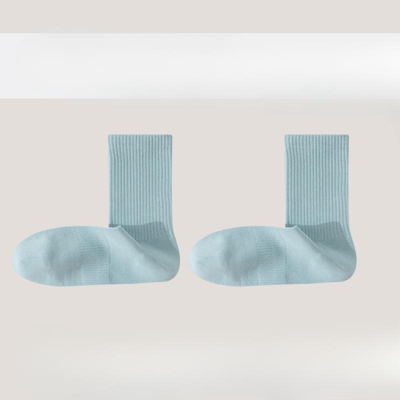 

Men s Autumn and Winter Trend Pure Cotton Anti-odor and Sweat-absorbing Sports Long Tube Basketball 90° Right-angle Men s Socks 1 pair