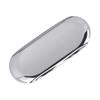 Oval Jewelry Tray Mirror Reflection Vacuum Plating Oval Decorative Tray Glossy   Oval Nail Storage Tray for Jewelry