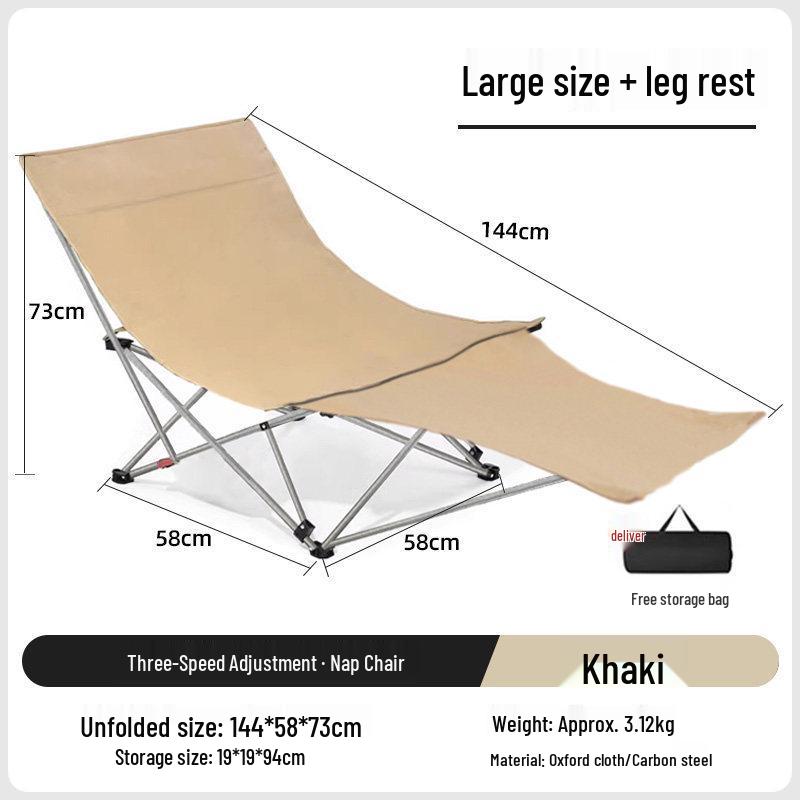 Popular Portable Camping Lounge Moon Chair - Foldable for Outdoor, Office, or Nap