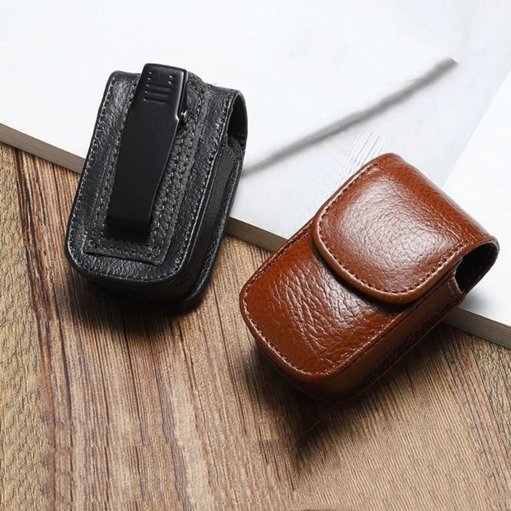 Men Eyewear Case PU Glasses Case Folding Glasses Storage Box Belt Wearable