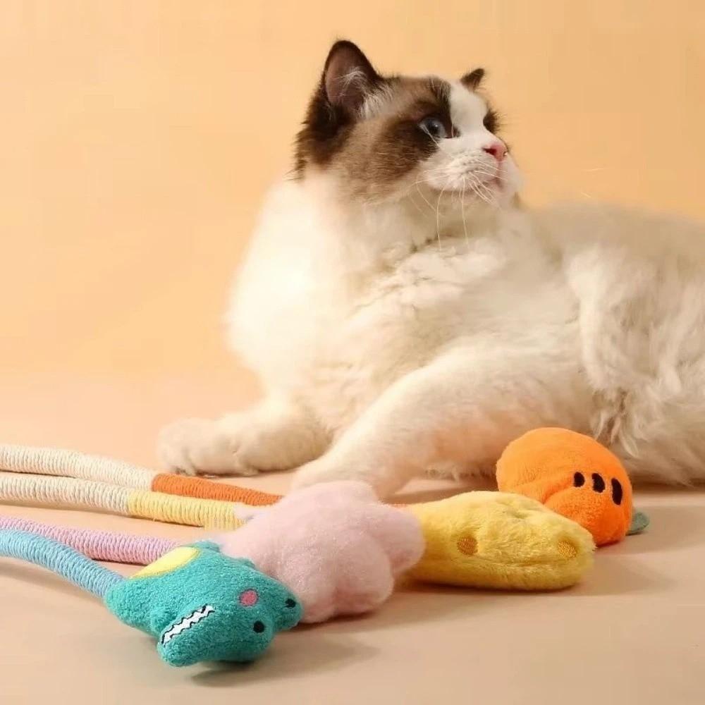 Carrot Cat Biting Rope Bite-resistant Cat Scratcher Toy Pet Products Cat Chew Toy Teeth Grinding