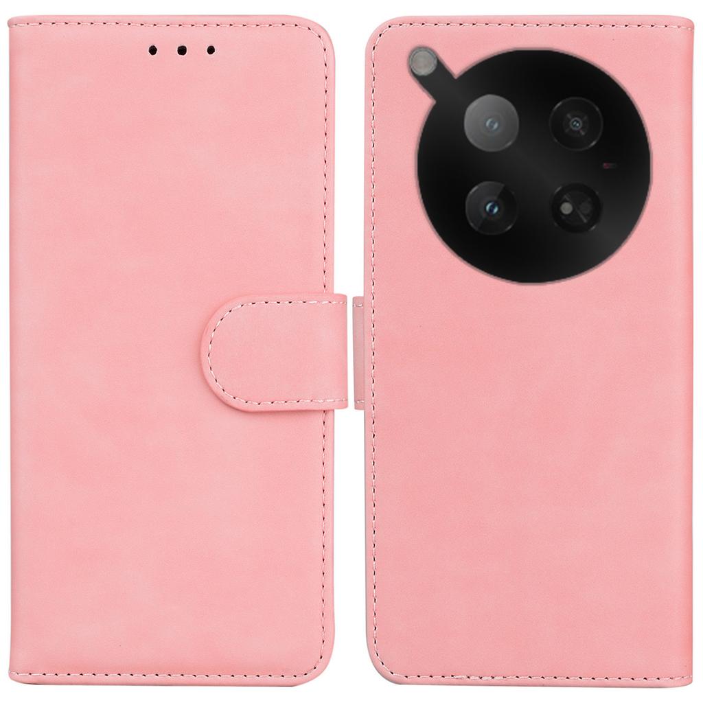 For Infinix Zero 40 4G Case Solid Color Leather Wallet Phone Cover