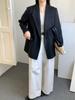 Korean-Style Double-Sided Wool Coat - Petite Fit, Versatile Autumn/Winter Design
