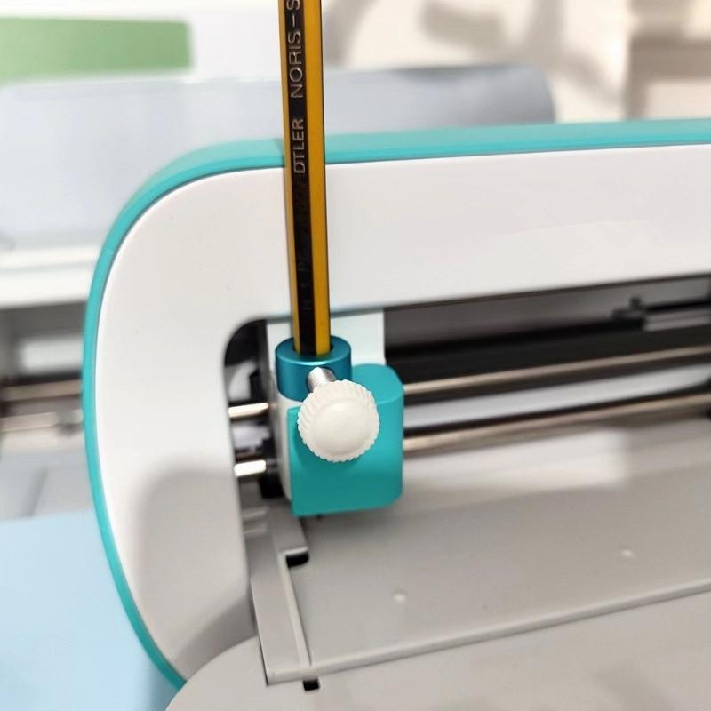 Die Cut Machine Pen Adapter Cutting Mat for Cutting Machine Aluminum Pen Holder Thread Attachment Accessories
