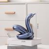 Creative Balloon Swan Electroplating Multi-color Abstract Ceramic Jewelry Sculpture Study Statue Home Office Decoration Gift