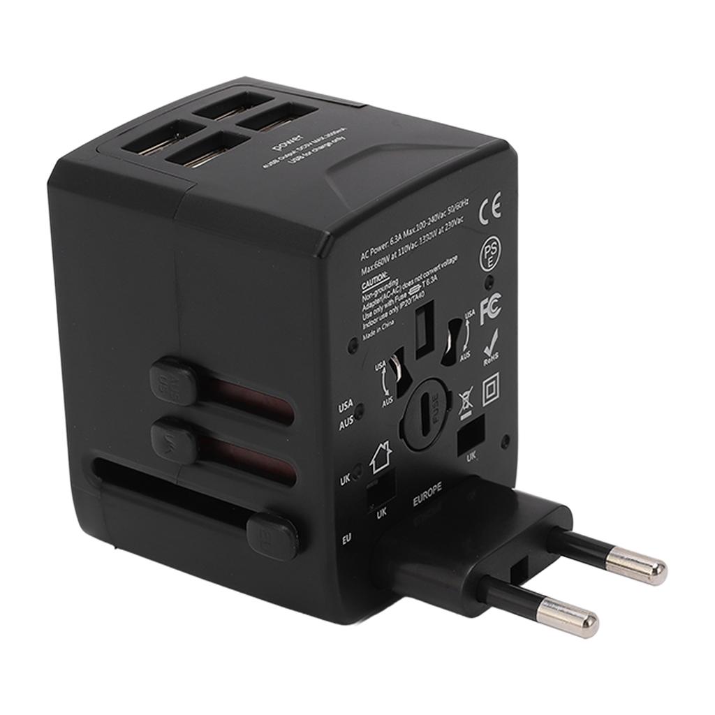 Universal Travel Adapter Multifunction USB Power Converter International Power Adapter EU UK AU US J
