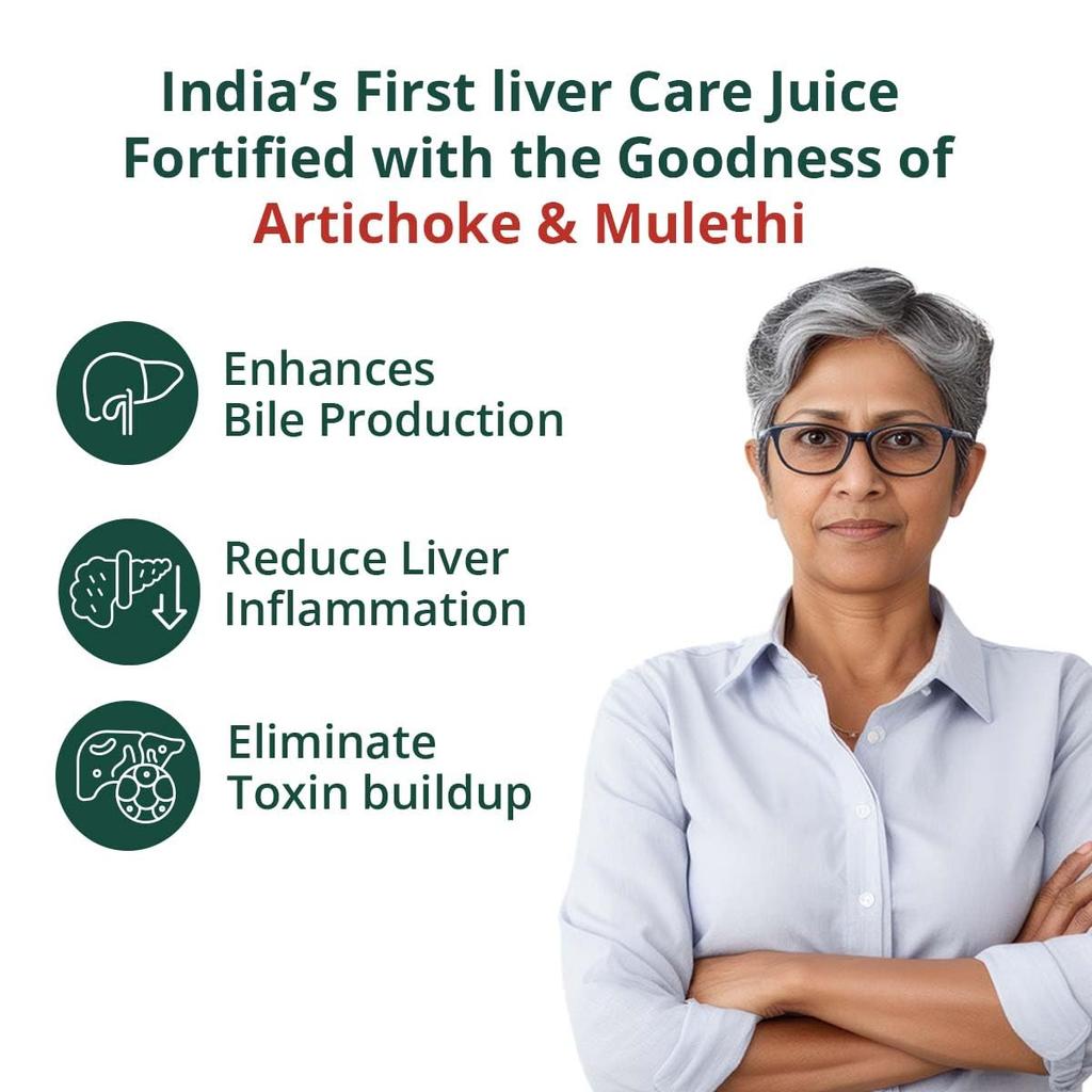 Vansaar 45+ Liver Balance Juice 1 L For Adults Supports Liver Function Healthy Digestion And Vitality Daily Use