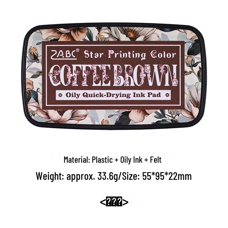 Retro Large Starry Sky Quick-Dry Oil-Based Ink Pad for Stamping and Fingerprints