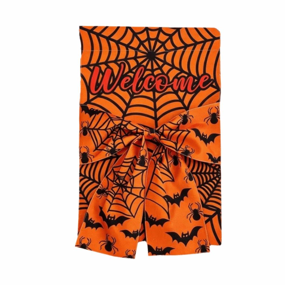 Washable Halloween Decoration Cloth Fall Garden Flag Multiple Styles Sign Outdoor Decoration Deck
