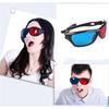 Premium New Universal 3D Plastic Glasses Red Blue Black Frame for Dimensional Anaglyph TV Movie DVD Game Glasses