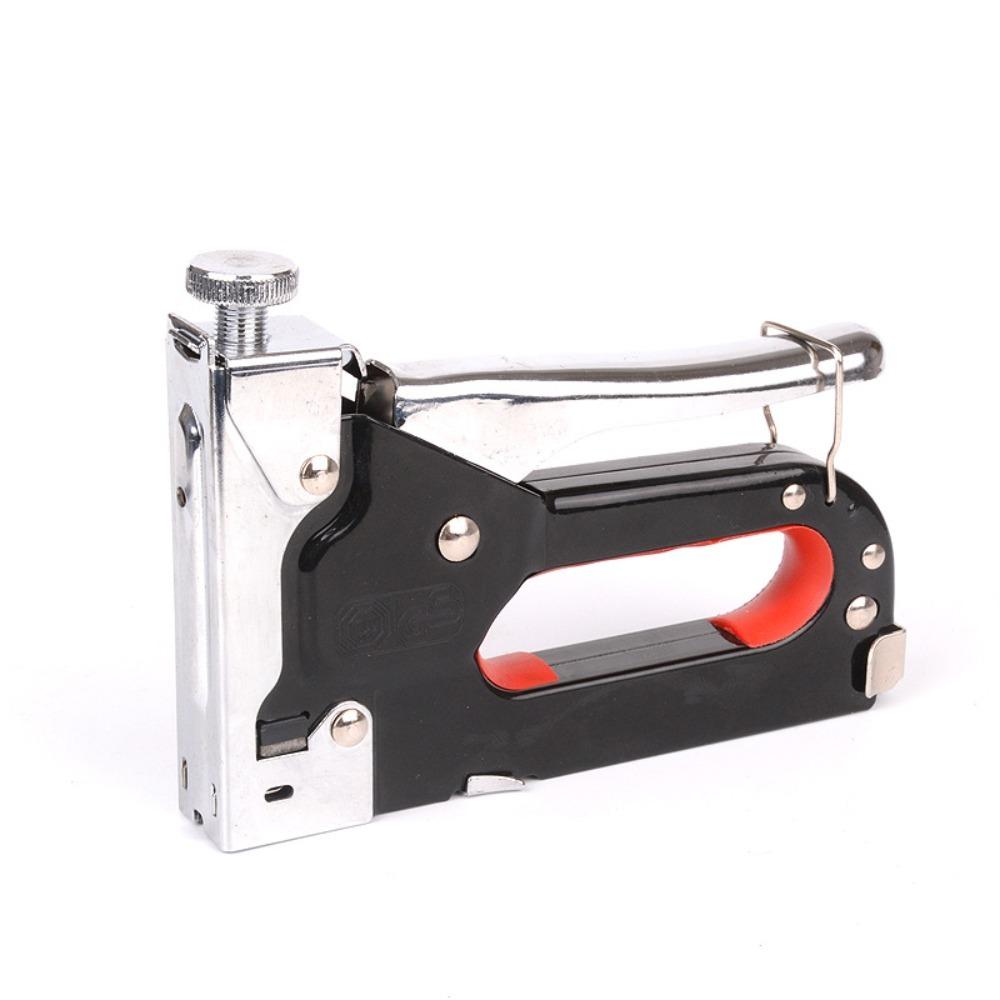 New 4 in 1 Nailer Heavy Duty With 600 Staples Construction Stapler Powerful 4-14mm Manual Nailing Woodworking And Household