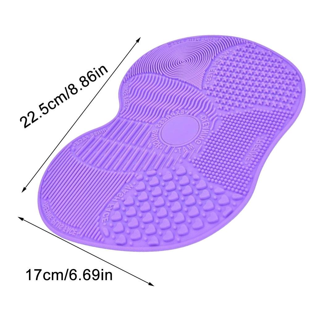 55cm Runde Silikon Rutschfeste Dusch-Massage-Matte Zuhause Hotel Badezimmer PVC Ablauflöcher Saugnäpfe Boden Faul Massage Fußpolster 1 Stück
