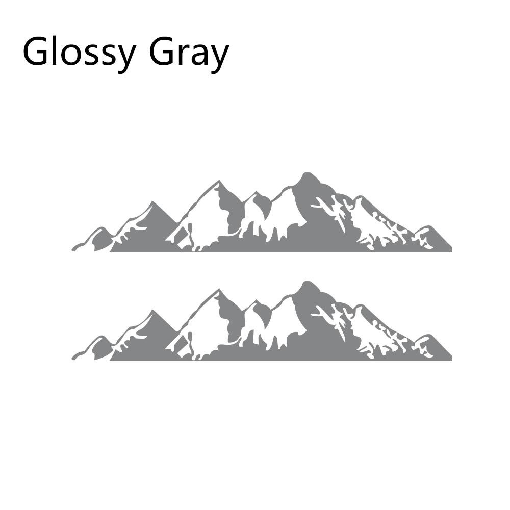 2PCS Car Stickers For Jeep Renegade Liberty Patriot Wrangler JK Grand Cherokee Rubicon Compass Vinyl Mountain Decals Accessories