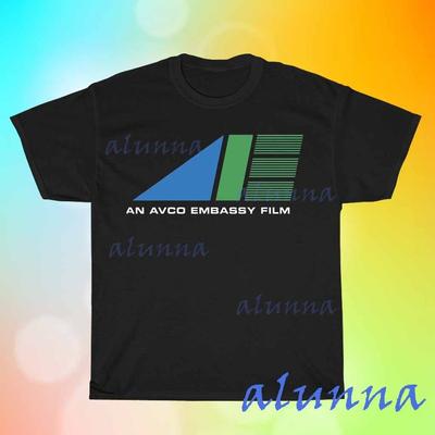 Neues AVCO Embassy Film Pictures Retro Herren T-Shirt Schwarz Lustig Größe S bis 5XL