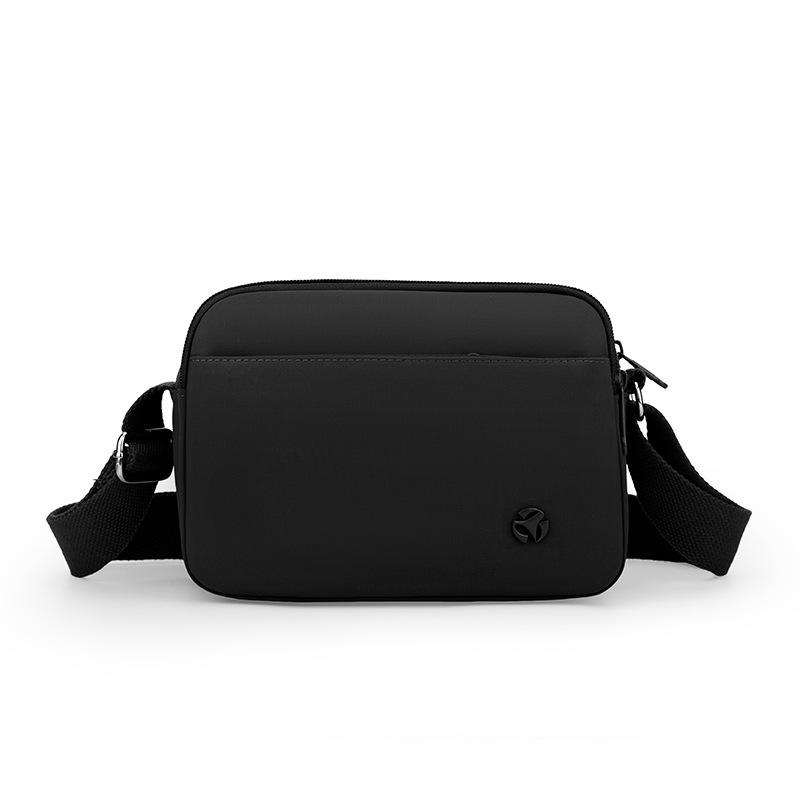 

Сумка-мессенджер с несколькими отделениями Легкая нейлоновая сумка для женщин среднего возраста Большая вместимость Наплечная маленькая квадратная сумка чёрный