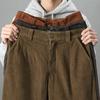 Męskie spodnie casual z sztruksu luźne proste szerokie nogawki 100% bawełna japoński retro spodnie robocze modne
