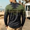 Men's Casual Vintage Boho Long Sleeve Shirt for Everyday Wear