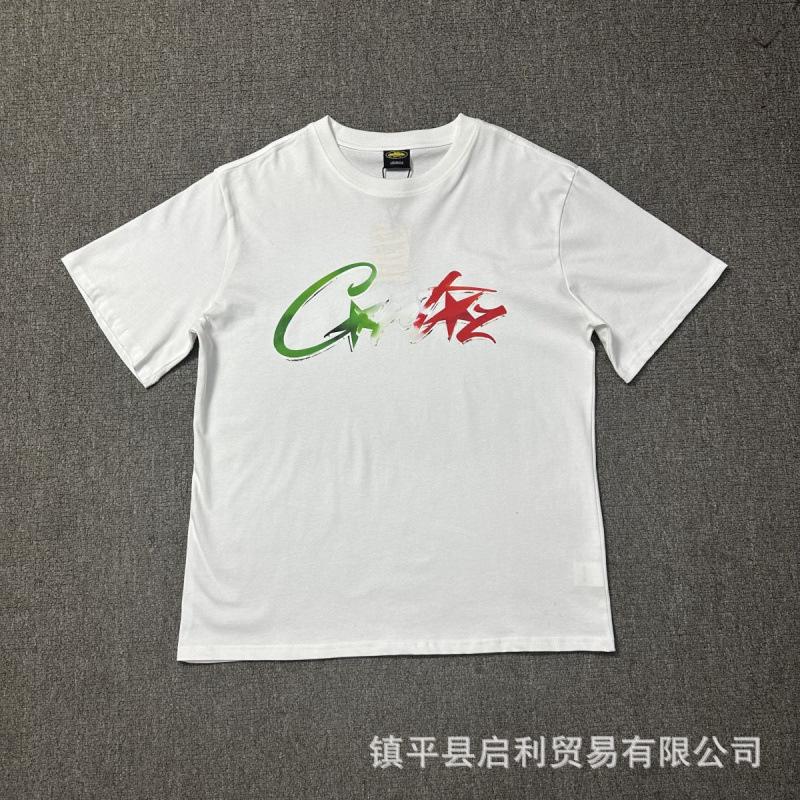 New High Street Corteiz Alcatraz Fun Letter Print Men's and Women's Casual Short Sleeve T-Shirt