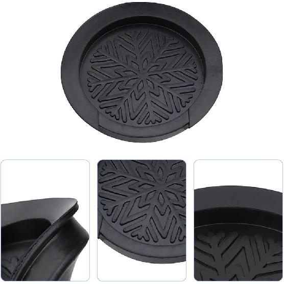 Guitar Soundhole Cover, Screeching Halt Sound Hole Rubber Feedback Eliminator Buster Classical Guitar Dust Cover Block Buffer Protector Accessories