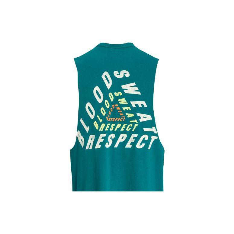 Under Armour Letter Print Sports Tank Top Men Tops Green 1377293-722