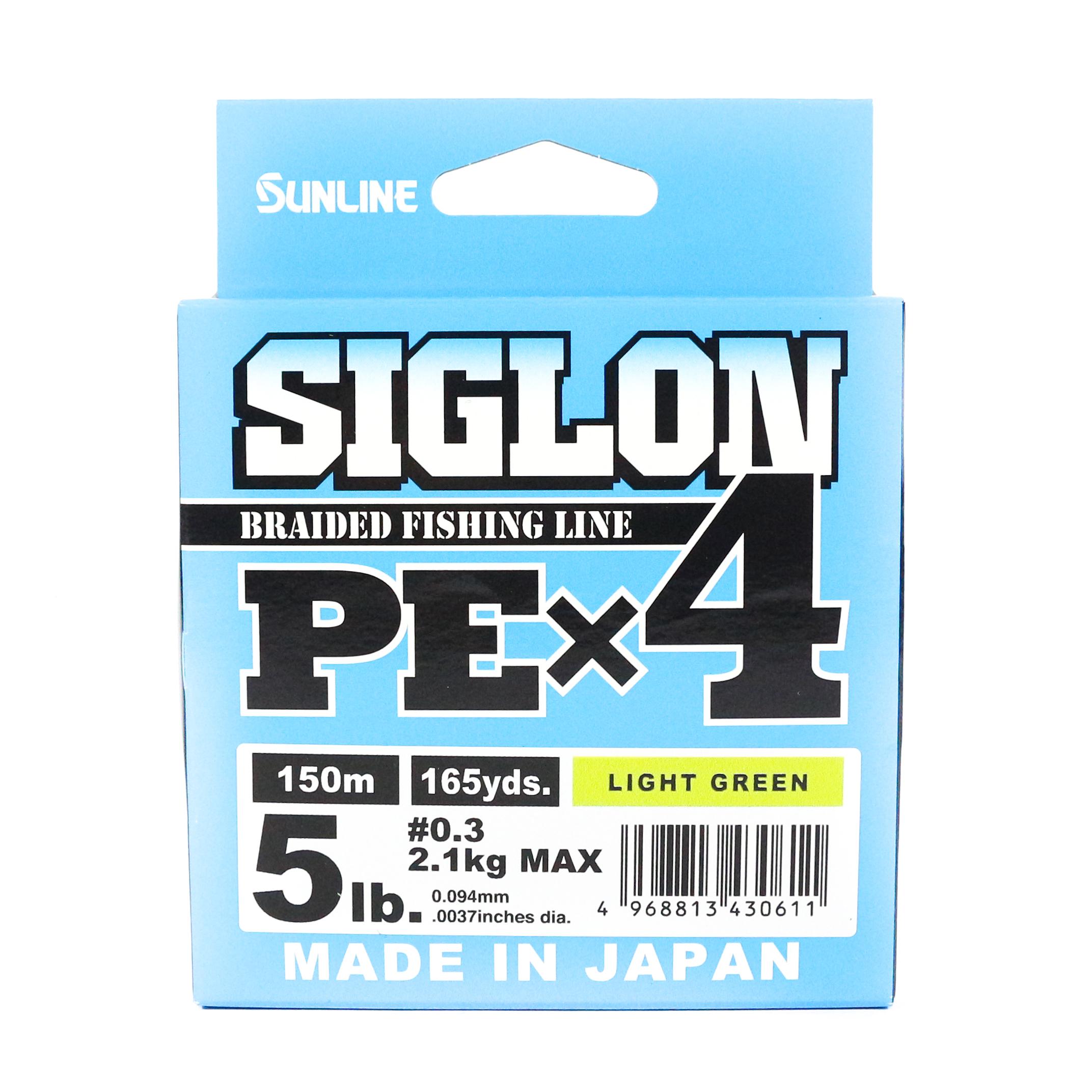 

Sunline PE Line X4 Siglon 150M PE 0,3 5 фунтов лаймово-зеленый (0611)