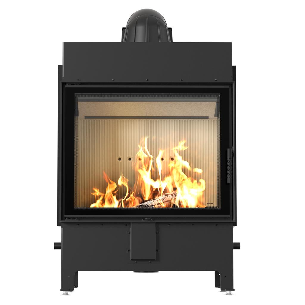 Steel Fireplace KRATKI LUCY 15 kW Ø 200