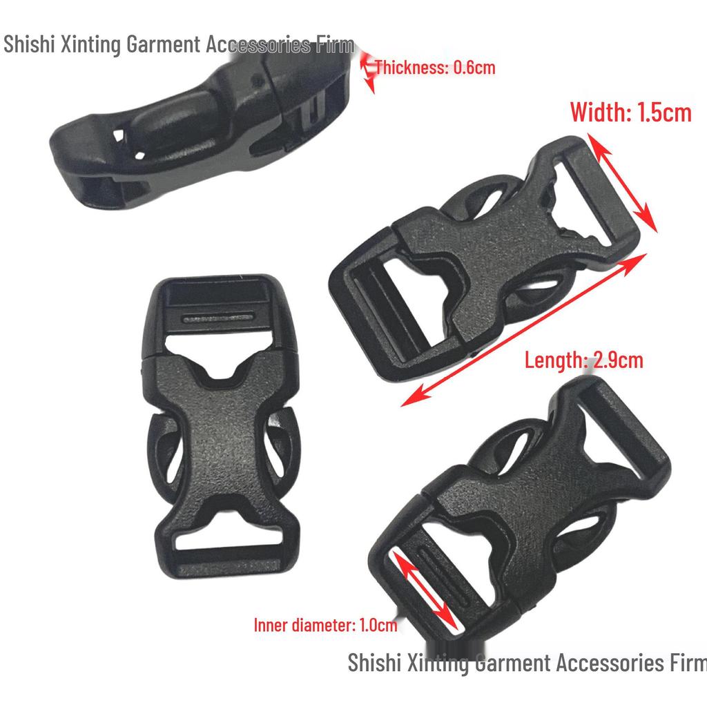 10mm Mini Buckle Nylon Pet Harness for Small Dogs, Adjustable DIY Craft Strap