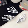 1-5pcs Skeleton Hand Hair Clip Punk Scary Ghost Hand Hairpin Halloween Horror Party Hairstyling Costume Decoration Accessories