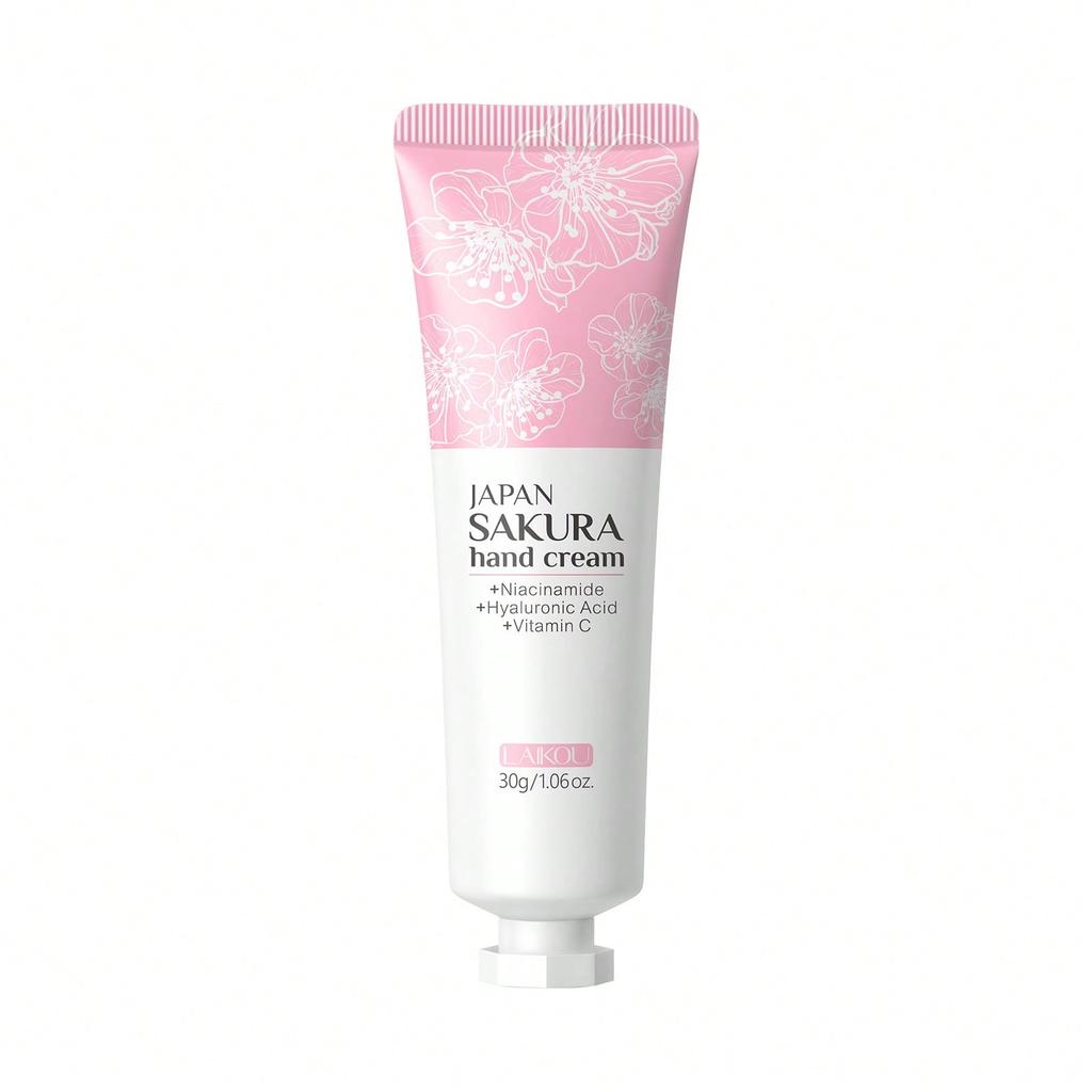 1pc 30g Japanese Sakura Hand Cream, Anti-Wrinkle And Whitening Hand Cream, Moisturizing And Anti-Cra